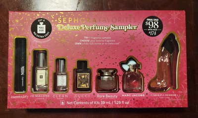Sephora Favorites Deluxe Mini Perfume Sampler Set 7 Pcs NO CERTIFICATE