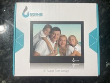 BSIMB Smart Digital WiFi Picture Frame with 32GB USB Vision 8 BS-WO8C -BA