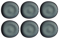 Like. By Villeroy & Boch Lave Gris Speiseteller D. 28Cm 6Er Set Grau Steingut
