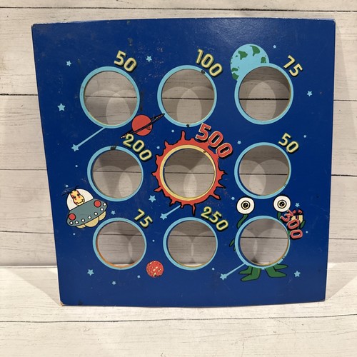 Vintage Space Alien  Theme Carnival Bean Bag Toss Game Or Skill Ball?