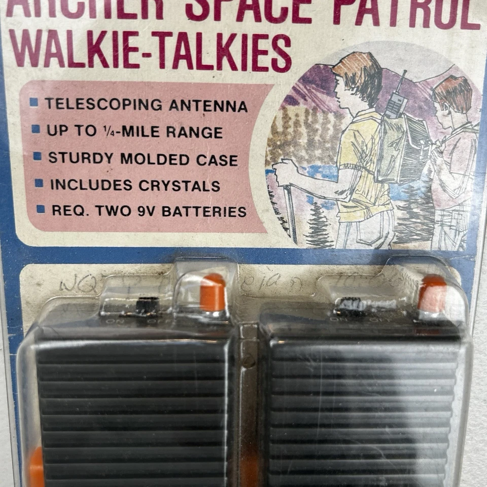 RadioShack ARCHER PATRULLA ESPACIAL WALKIE TALKIES REGRESO AL FUTURO - LEER Foto 4 de 4