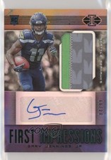 2019 Panini Illusions Green 84/99 Gary Jennings Jr #118 Auto 09zg