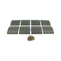 Bremsbelagsatz Trommelbremse Hinten 19 Mm 203 Mm DT Spare Parts FüR Scania 2