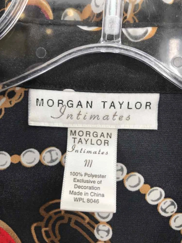 Conjunto de pijama Morgan Taylor negro talla mediana usado Foto 3 de 3