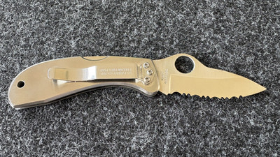 Spyderco C04S EXECUTIVE, Sainless Steel, Serrated
