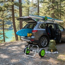 Image of Foldable Kayak Trolley Lightweight Foldable Kayak Cart Heavy Duty for Lakeside
