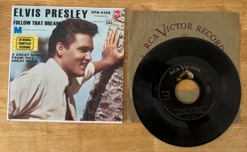45 EP ELVIS PRESLEY FOLLOW THAT DREAM RCA EPA 4368