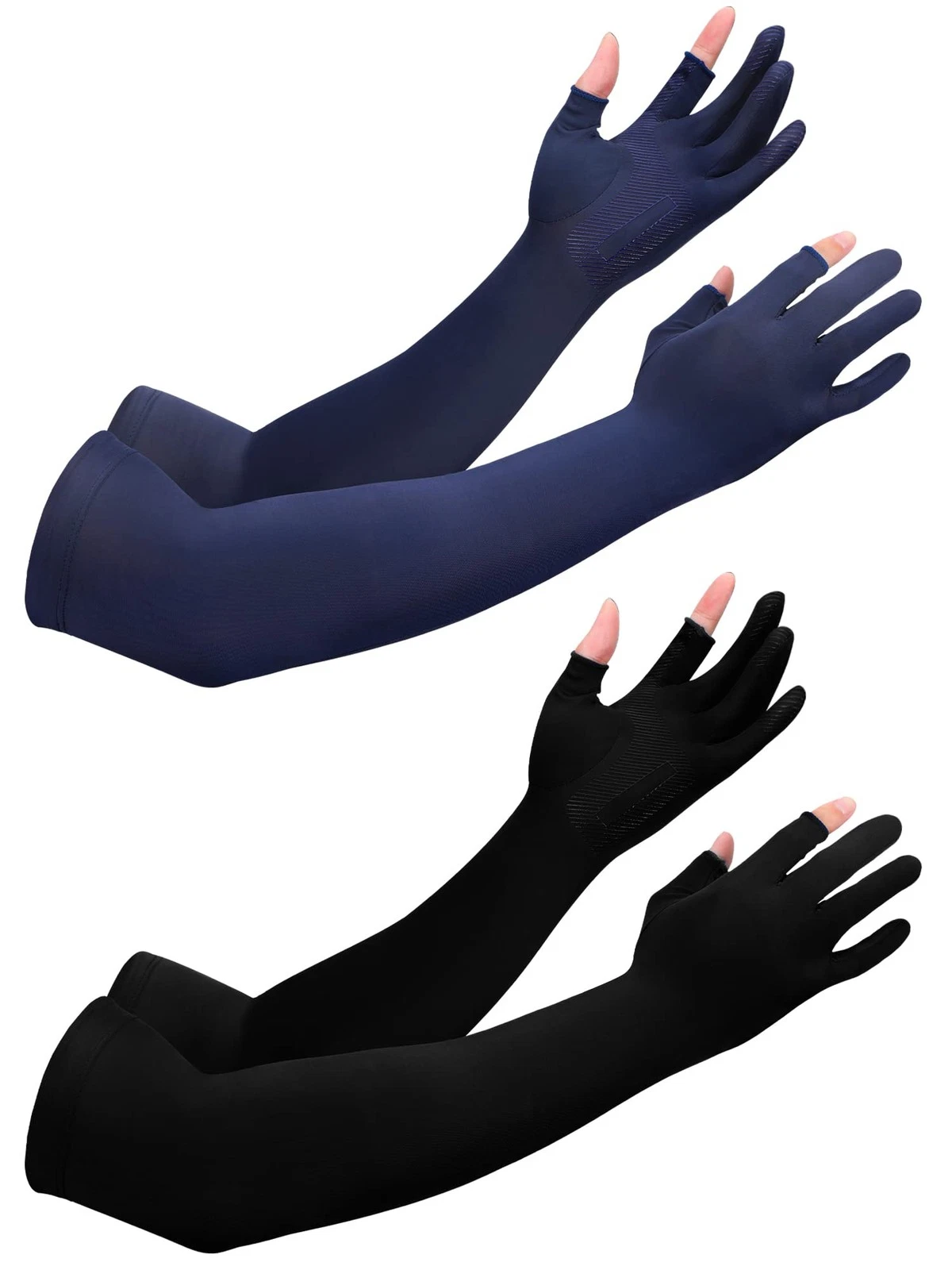 2 Pairs Sun Arm Sleeves Men Women 2 Finger Holes Anti Slip Long Cooling UV
Opens in a new window or 