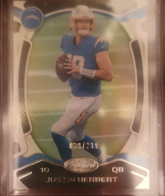 Panini Certified Mirror Justin Herbert #49 /299 Chargers 2021 Football