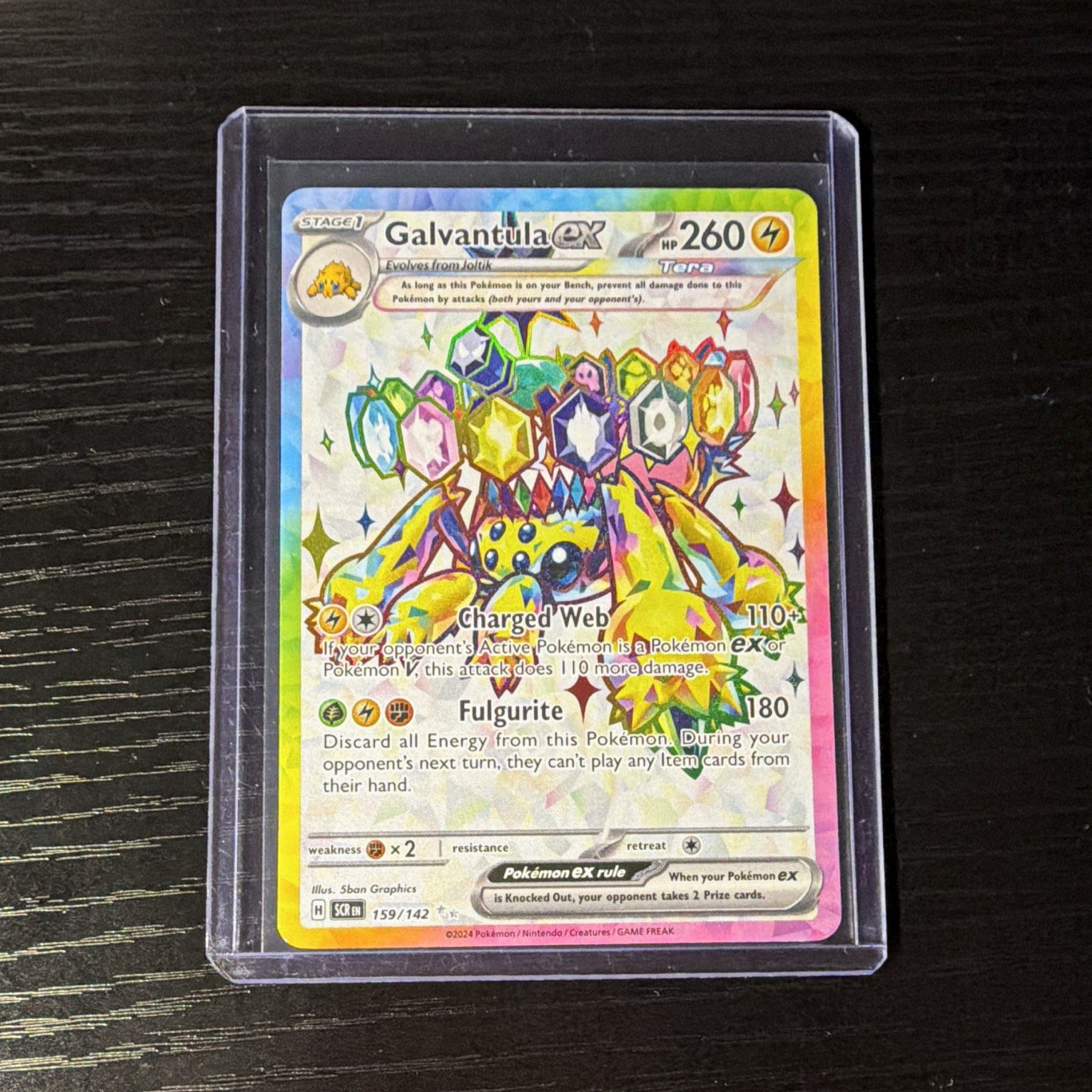 The Pokemon Company Galvantula ex 118/102 Sv7 Stellar Miracle Holo SR JP