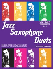 Greg Fishman Jazz Saxophone Duets Volume 3 (Mixed Media Product)
