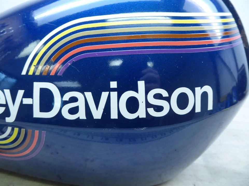 Harley-AMF SX 125 S21005 1975. tanque gasolina gasolina azul pintura original Foto 3 de 4