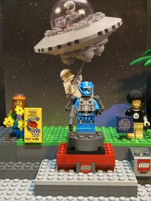 Lego Galaxy Squad Mini Figuren Sammlung blau Roboter Sidekick Gs002 / 2013