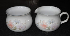 DENBY ENCORE / SWEET PEA MILK AND CREAM JUG & OPEN SUGAR BOWL SET - BARGAIN!
