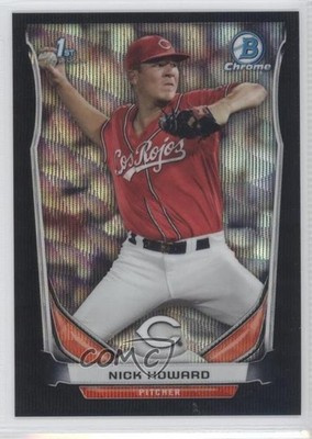 2014 Bowman Draft Chrome Black Wave Refractor Nick Howard #CDP15 c5r