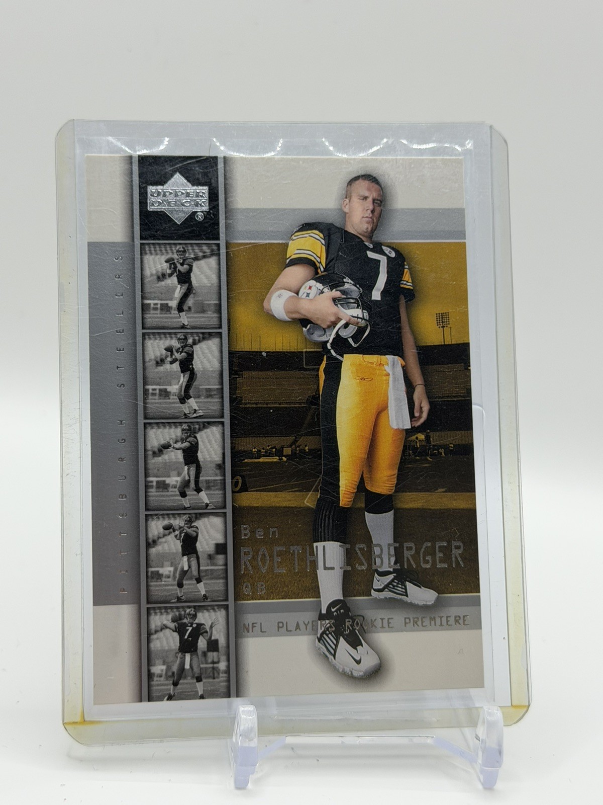 2004 Upper Deck NFL Players Rookie Premiere - Ben Roethlisberger #2 (RC)