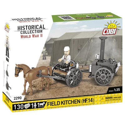 COBI 2290 WWI Field Kitchen (HF.14) 130 Pcs - 1 soldier - 1 horse - US SELLER