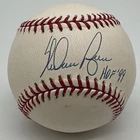 Nolan Ryan HOF Rangers Signed Baseball w/ Inscription AUTO MLB Steiner