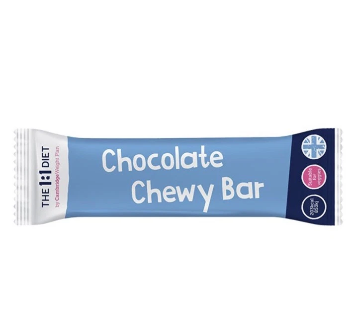 CAMBRIDGE DIET The 1:1 Weight Plan By CWP Diet Products - Choc Chewey Bars X 21