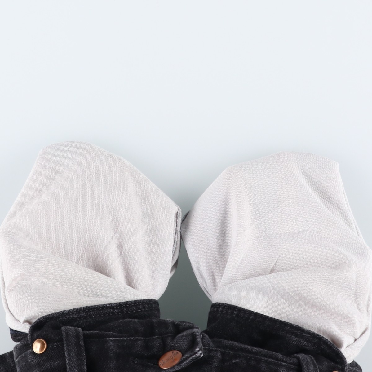 Vintage 90'S-00'S Wrangler black denim straight-leg jeans for men size W33 thumbnail 8