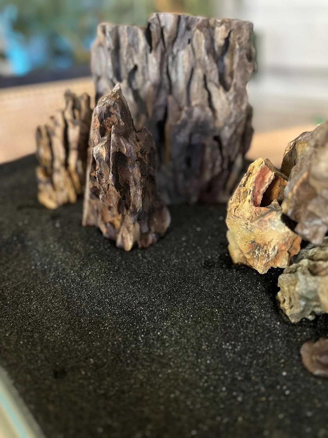 20Lb Black Sand Substrate for Aquascaping, Aquariums, Vivariums, Terrariums