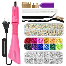 Hot Fix Rhinestone Applicator Wand Set DIY Ge...