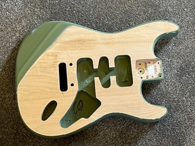 Fender American Stratocaster guitar body unfinished