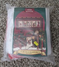 Calico Garden 5 Santas Felt Applique Kit - never opened