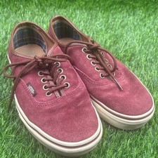 Vans burgundy Suede Women's Size 8 Men's Size 6