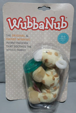 WubbaNub Baby Pacificer Giraffe Design NEW in Package Target Stores 0-6mths