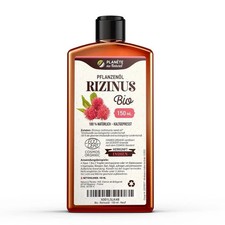 Rizinusöl Bio 150Ml - 100% Rein, Natürlich Und Kaltgepresst - Wimpern, Augenbrau