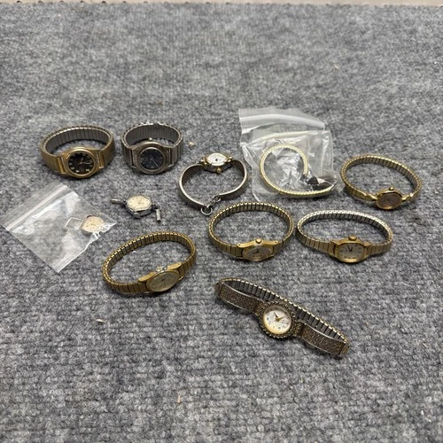 Vintage Women’s Watch Lot (10 Pieces)–For Parts or Repair