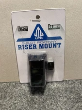 UTG 3-Slot Picatinny Riser Mount 1" High 1.6" Long