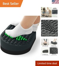 Washable Ergonomic Foot Massager for Under Desk Use - Gray Anti-Fatigue Relief
