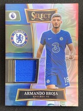 Armando Broja 2022-23 Panini Select Premier League Swatches Silver #SW-BRO