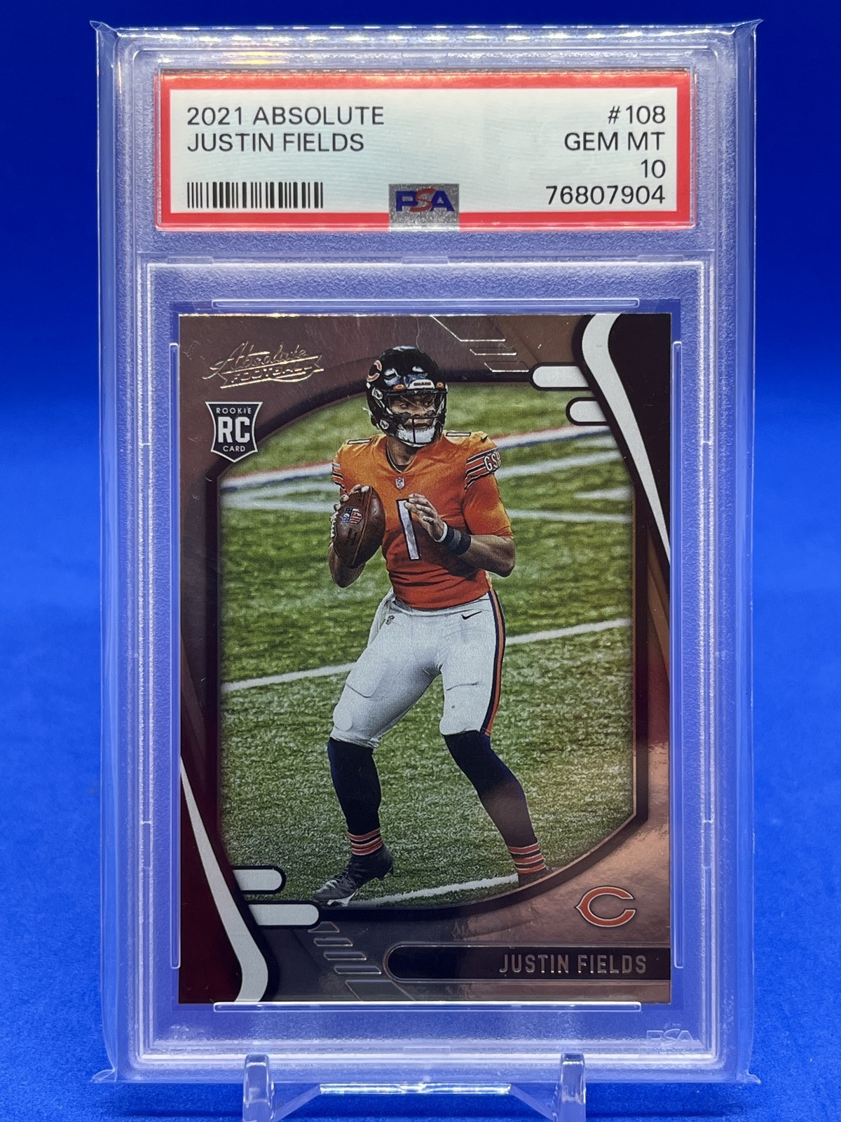 Justin Fields Panini Absolute #108 Base