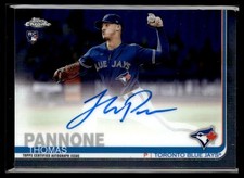 2019 Topps Chrome Rookie Autographs Thomas Pannone RC Auto Toronto Blue Jays