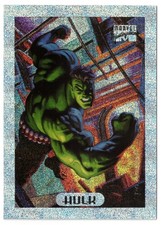 1994 Fleer Marvel Masterpieces Hildebrandt Brothers 4 Hulk Silver Holofoils