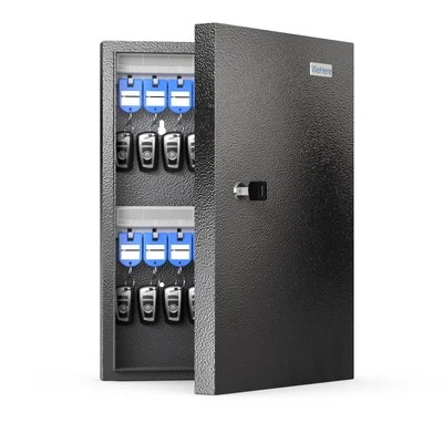 DIDIHERE 32 Key Cabinet Organizer Lock Box Security Storage for Valets Hotels Car and ...