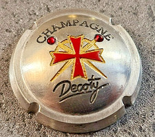 Capsule de Champagne : JÉRO DECOTY. N°A12 en Étain. RARE !!!