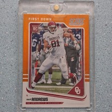 Panini Score 2018 Mark Andrews #378 Rookie Oklahoma Sooners Football Card /10. rookie card picture