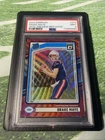 2024 Donruss - Rated Rookie Drake Maye #379 Optic Preview Red Wave Prizm (RC)