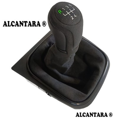 FÜR VW GOLF 5 6 EOS SCIROCCO 3 SCHALTSACK  SCHALTKNAUF ALCANTARA   5 GANG  KPN12