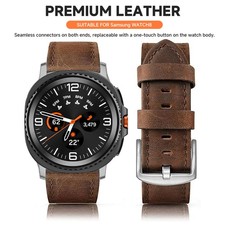 For Samsung Galaxy Watch 8 40/44mm /Ultra2 / 8 Classic Leather Band Sport Strap