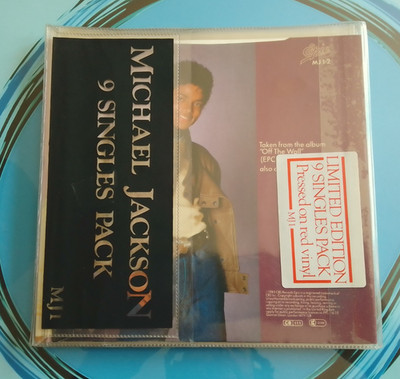 Michael Jackson 9 Singles Pack Red Vinyl 7''
