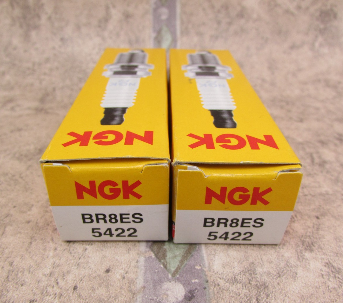2 PACK NGK Standard 5422 BR8ES Spark Plugs, Made In Japan