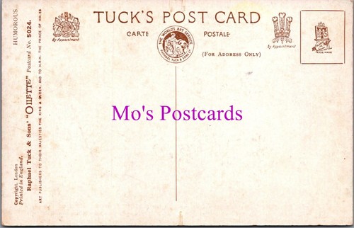 Humour Postcard - Girl and Aunt, Letter From George, Tuck Oilette RS40250 - Picture 2 of 2