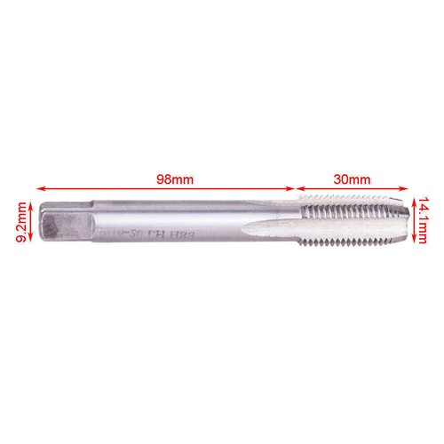 Stahl Kurbel Gewinde Gewinde Gewindeschneidvorrichtung 9/16" Pedal Gewinde Werkzeug L/R für ZTTO Fahrrad - Bild 11 von 15