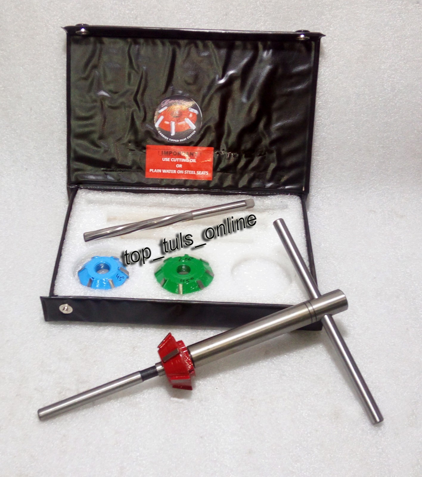 BRIGGS & STRATTON USA ENGINE VALVE SEAT CUTTER SET 2 ANGLES CUT CARBIDE