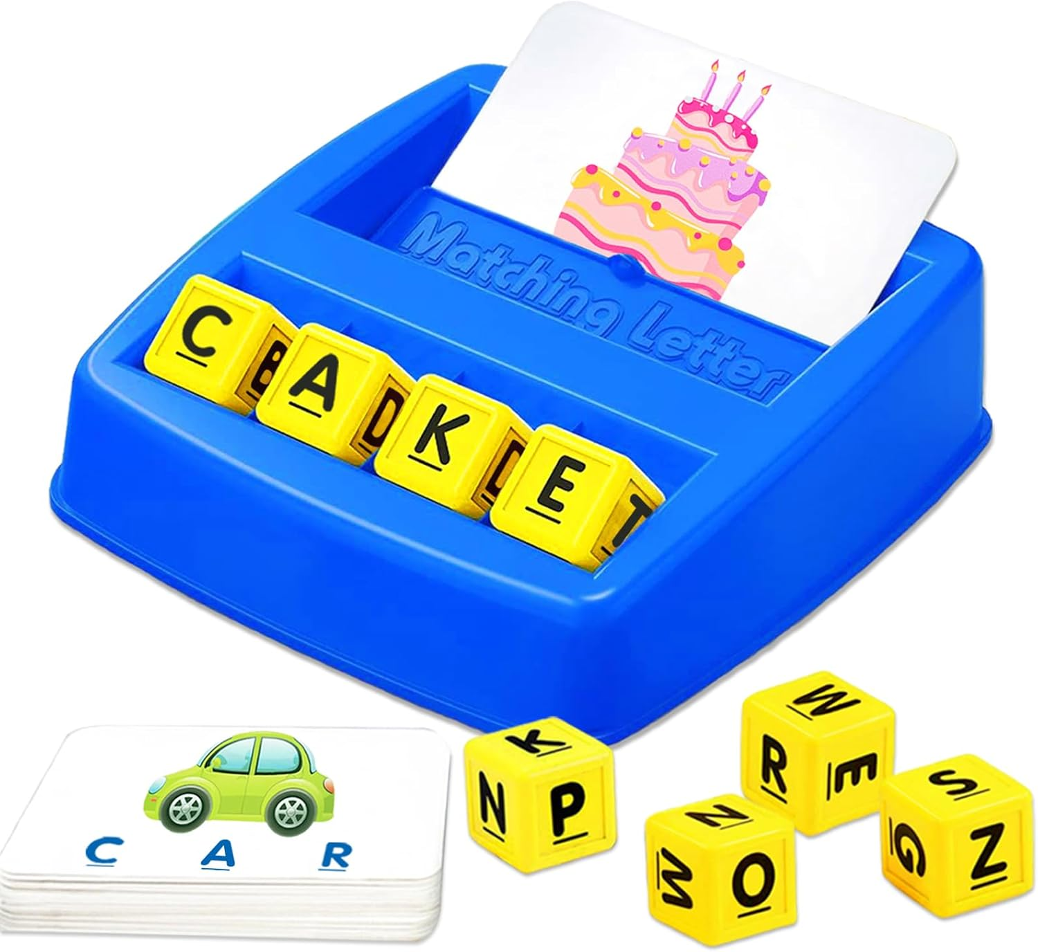 Educational Toys for 3 4 5 Year Old Boys Girls, Matching Letter Game Preschool L